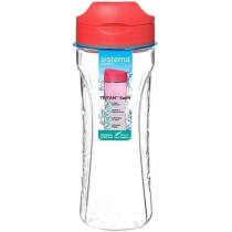 Sistema Lightweight and Durable Great Tritan Swift Bottle 600ml, Orange