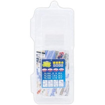 Keyway Storage Box With Compartments, Clear