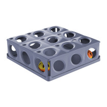 Georplast Tricky Interactive Cat Toy With 2 Plastic Balls, Blue