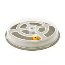 Georplast Vertigo Interactive Cat Toy With Ball, Beige