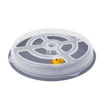 Georplast Vertigo Interactive Cat Toy With Ball, Grey