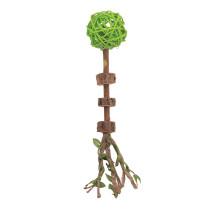 M-Pets Charmy Amulet Matatabi Catnip Cat Toy, Green