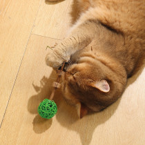 M-Pets Charmy Amulet Matatabi Catnip Cat Toy, Green