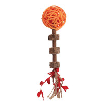 M-Pets Charmy Amulet Matatabi Catnip Cat Toy, Orange