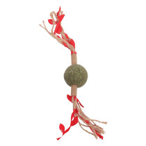 M-Pets Charmy Branch Catnip Cat Toy Lightweight, Red