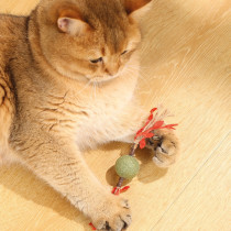 M-Pets Charmy Branch Catnip Cat Toy Lightweight, Red