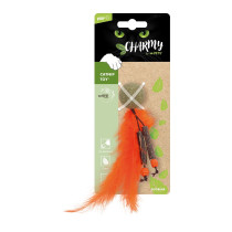 M-Pets Charmy Bugbear Catnip Cat Toy Lightweight, Orange