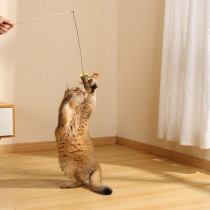 M-Pets Charmy Bunny Catnip Cat Toy Lightweight, Beige