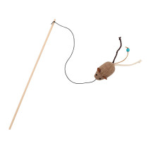 M-Pets Charmy Penny Catnip Cat Toy Lightweight, Beige