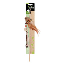 M-Pets Charmy Sardine Catnip Cat Toy Lightweight, Beige