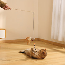 M-Pets Charmy Sardine Catnip Cat Toy Lightweight, Beige