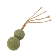 M-Pets Charmy Snowman Catnip Cat Toy Lightweight, Beige