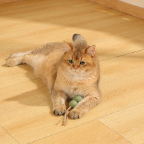 M-Pets Charmy Snowman Catnip Cat Toy Lightweight, Beige