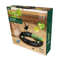 M-Pets Halo Eco Cat Toy Lightweight, Black/Green