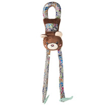 FOFOS Meow Door Hanger Bear Cat Toy Lightweight, Brown