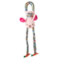 FOFOS Meow Door Hanger Rabbit Cat Toy Lightweight, Pink