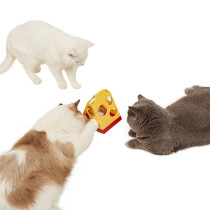 FOFOS Mouse in Cheese Interactive Cat Toy Lightweight, Yellow