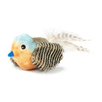 FOFOS Sound Chip Blue Bird with Catnip Balls Cat Toy