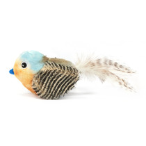 FOFOS Sound Chip Blue Bird with Catnip Balls Cat Toy