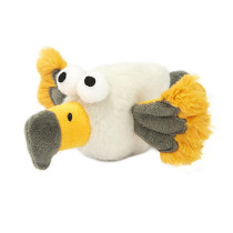 FOFOS Sound Chip Eagle with Catnip Balls Cat Toy, White