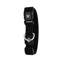 Doco Puffy Mesh Collar For Dogs, Black Colour, Large Size