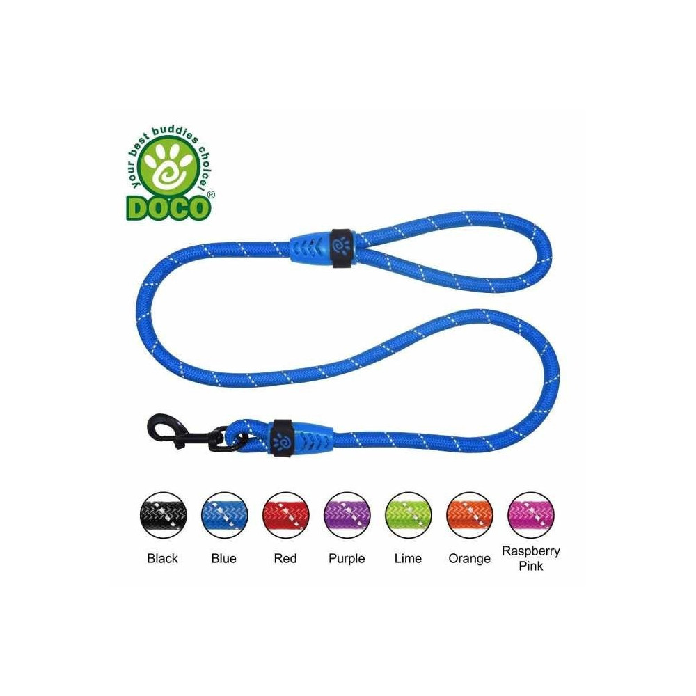 Doco Reflective Rope Leash For Dogs, Blue Colour, Small