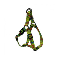Doco Loco Step-In Harness For Dogs, Texture Green Monster, Size Medium