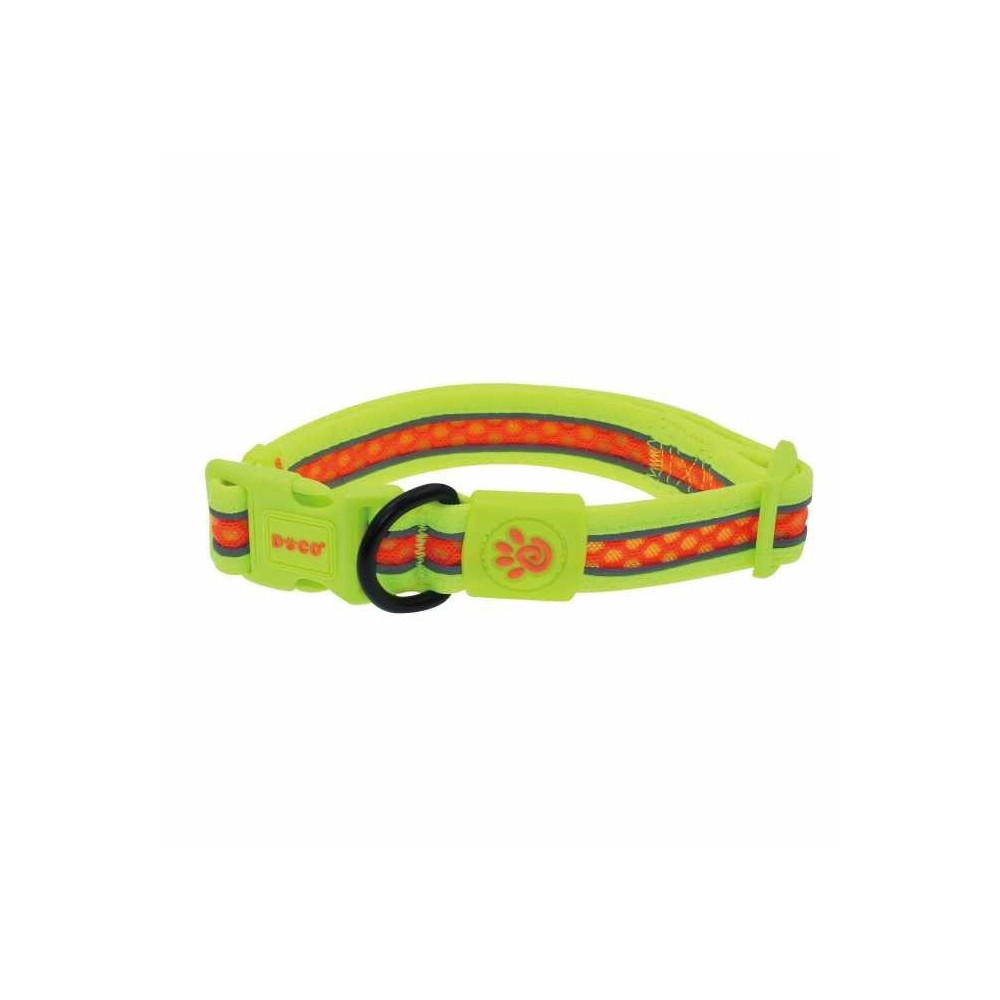 Doco Lunar Mesh Collar For Dogs, Safety Orange, Size Medium