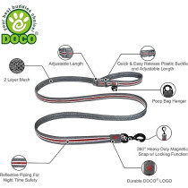 Doco Lunar Mesh Leash For Dogs, Grey Colour, Medium Size