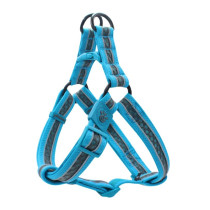 Doco Lunar Mesh Step In Harness For Dogs, Grey/Blue, Large