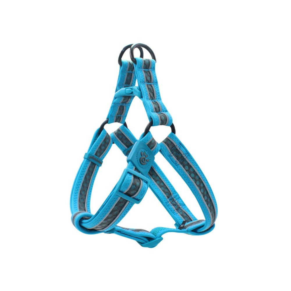 Doco Lunar Mesh Step In Harness For Dogs, Grey/Blue, Large