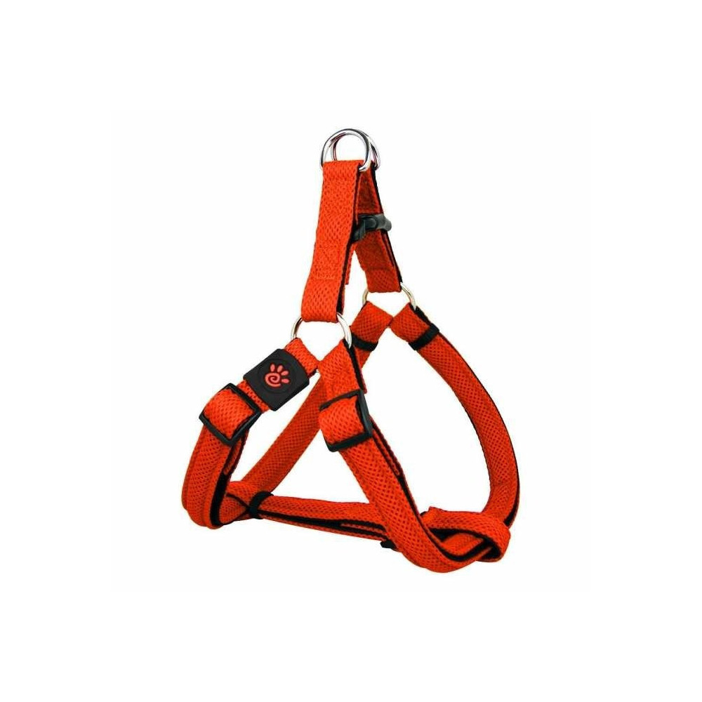 Doco Puffy Air Step-In Harness For Dogs, Safety Orange, Large