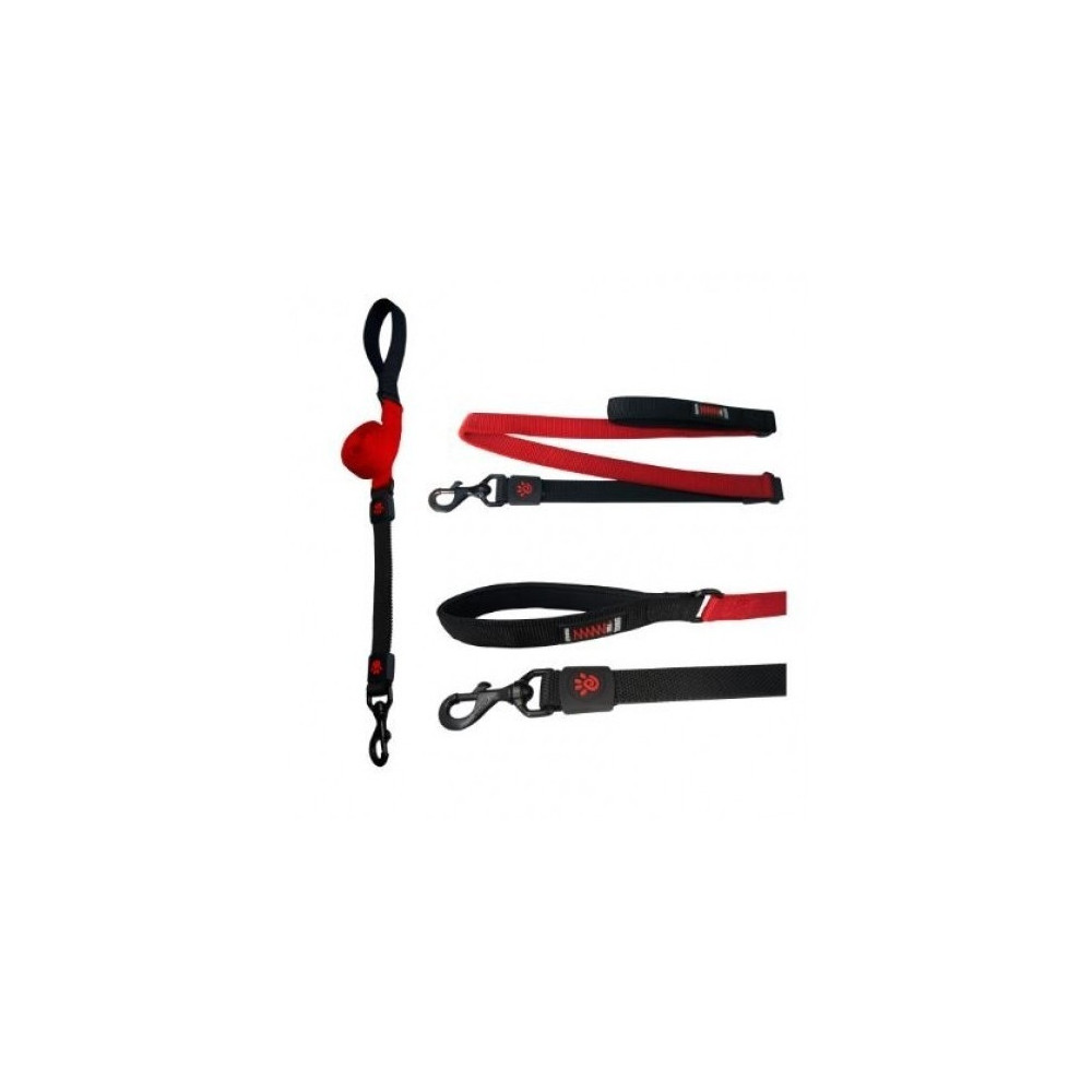 Doco 4Ft Shock Absorbing Bungee Leash, DCB1148, Red, Large