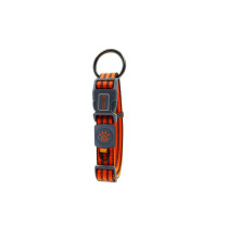 Doco Vario O Ring Collar With Reflective Stitching Colour, Orange, Large