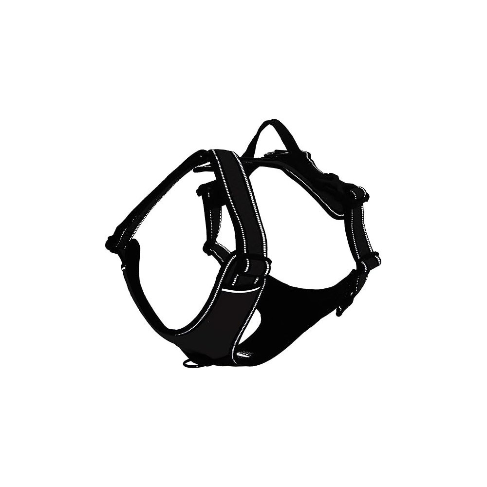 Doco Vertex Front Range Harness With 3M Reflective Stitching, Small, Black