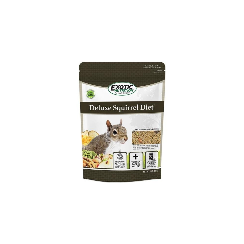 Exotic Nutrition Deluxe Squirrel Diet, 908Gram