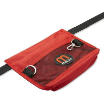 Mikki Trick And Treat Deluxe Dog Treat Bag, Red