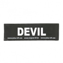 Julius-K9 Dog Harness Devil Patch, Small, Black
