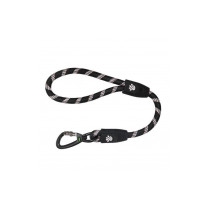 Doco Dcrope Reflective Soft Rubber Handle Ver.5 Rope Leash, Large, Black
