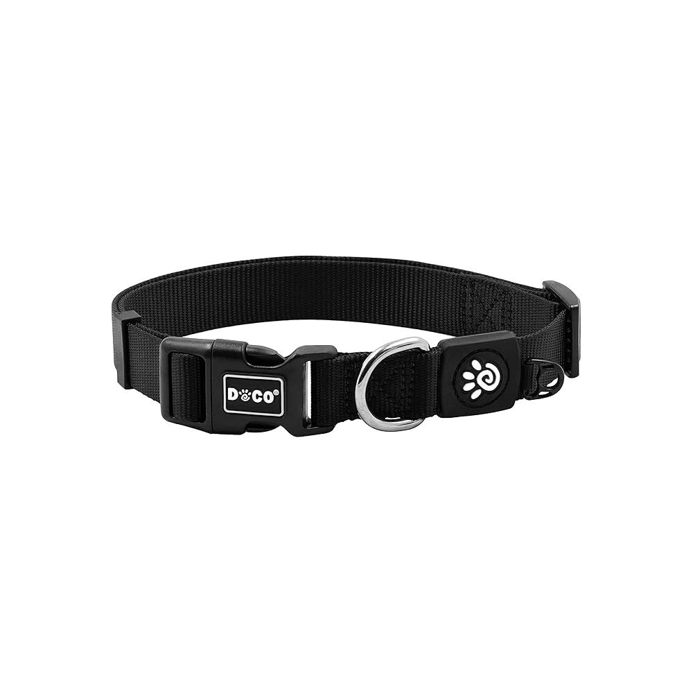 Doco Dcsn002L Signature Nylon Collar, Large, Black
