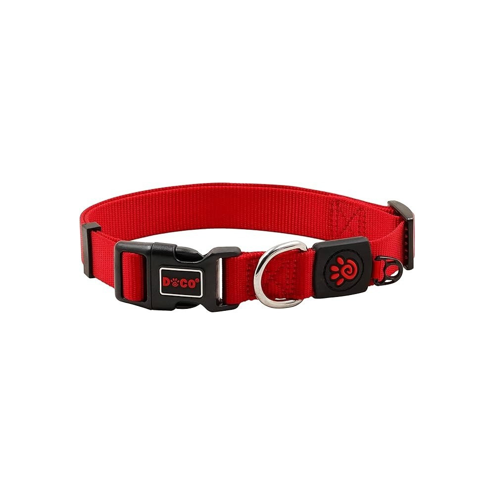 Doco Dcsn002Xl Signature Nylon Collar, X-Large, Red
