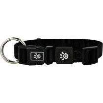 Doco Signature O Ring Pet Collar, Black, Small, 5-8 X 10-17