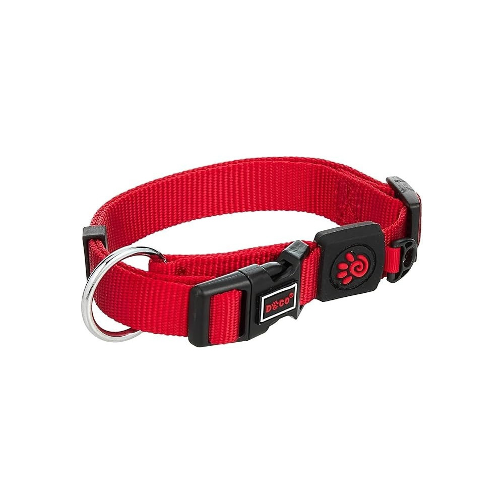 Doco Signature O Ring Collar, Medium, Red