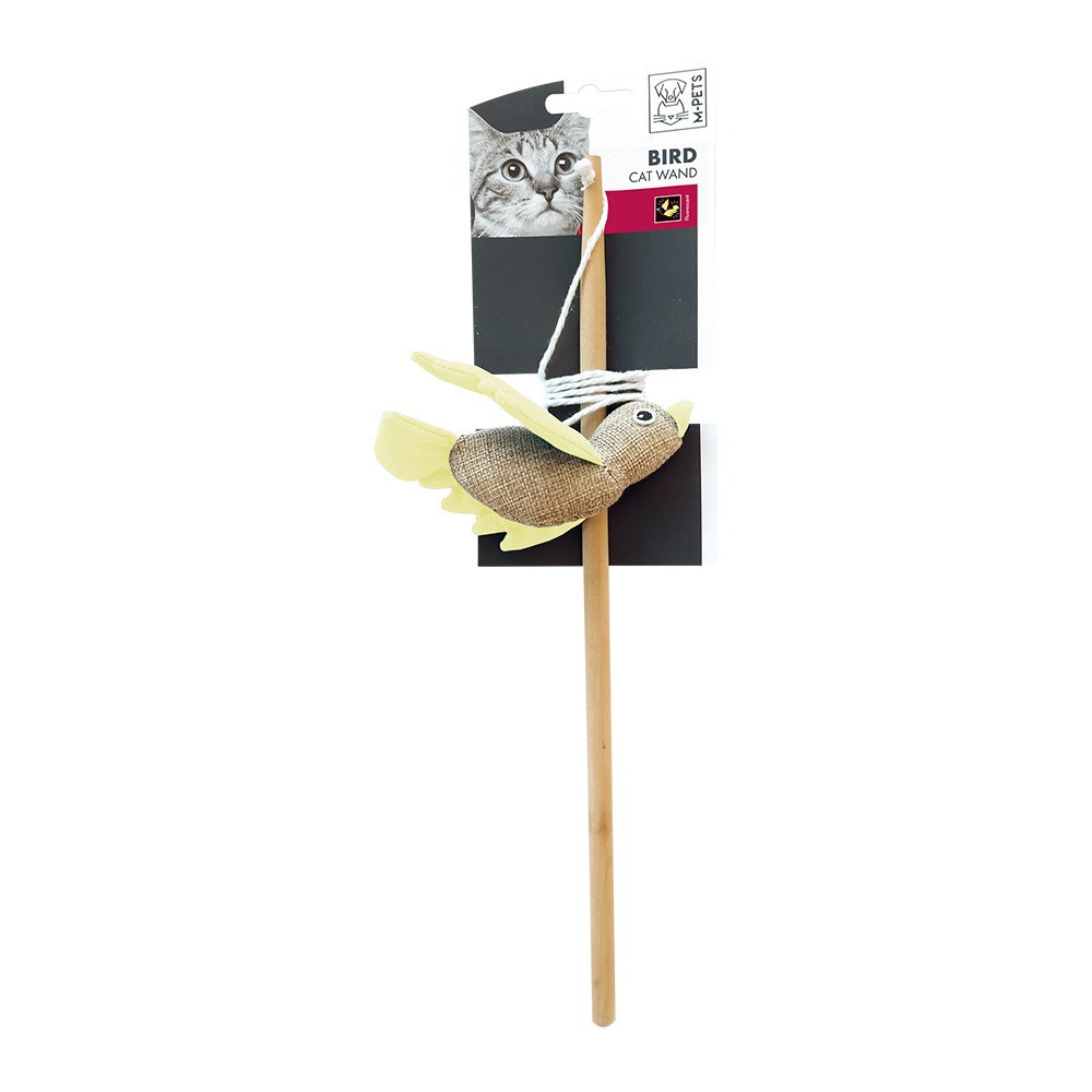 M-Pets Bird Cat Wand Lightweight, Assorted Colors
