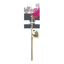 M-Pets Fish Cat Wand Lightweight, Assorted Colors
