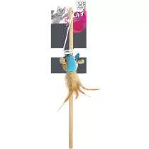 M-Pets Mouse Cat Wand, Soft...