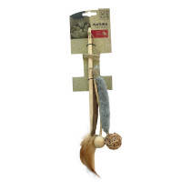M-Pets Natura Trio Cat Wand Lightweight, Beige