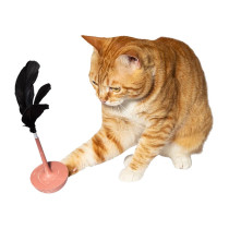 Zee.Cat Citrus Teaser Cat Toy With Bell Lightweight