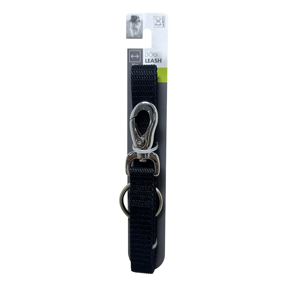 M-Pets Sportline Dog Leash Durable, Black, 2 x 100 cm