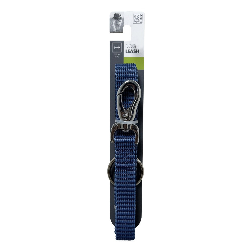 M-Pets Sportline Dog Leash Durable, Blue, 2 x 100 cm